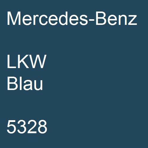 Mercedes-Benz, LKW Blau, 5328.